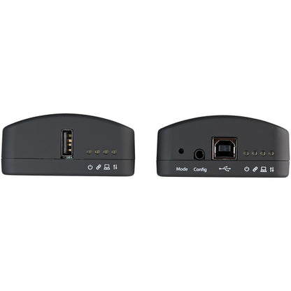 StarTech.com USB 2.0 Extender over Cat5e/Cat6 Cable (RJ45) - Locally or Remotely Powered Industrial Metal USB Extender Adapter Kit w/ ESD Protection - 330ft/100m - 480 Mbps
