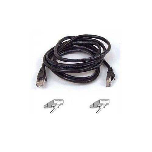 Belkin patch cable - 6 ft - black - B2B