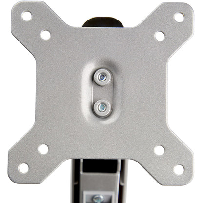 StarTech.com Desk Mount Dual Monitor Arm with USB & Audio - Desk Clamp VESA Mount for up to 32 inch Displays - 2x USB, 2x 3.5mm audio - Ergonomic Full Motion Dual Monitor Arm - Silver