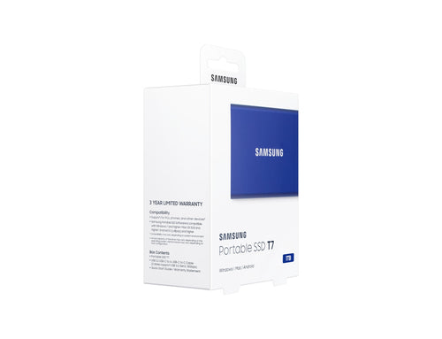Samsung T7 1 TB USB Type-C 3.2 Gen 2 (3.1 Gen 2) Blue