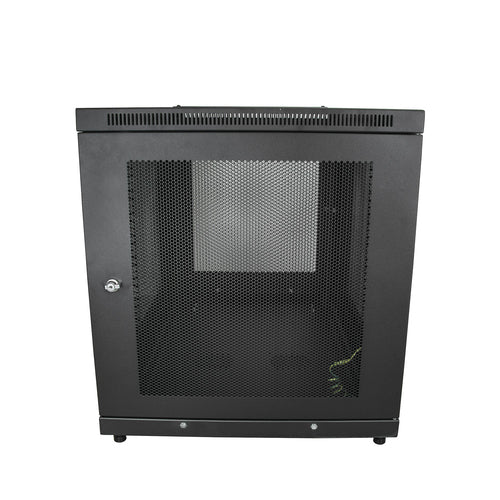 StarTech.com 12U Enterprise-Grade Server Rack Cabinet Kit, 19in Enclosed 4-Post Rack with Shelf and Cable Management, 29in (75cm) Mounting Depth, 992lb (450kg) Capacity