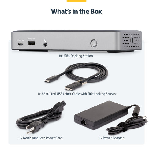 StarTech.com TRIPLE-MONITOR USB4 DOCK -