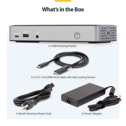 StarTech.com TRIPLE-MONITOR USB4 DOCK -