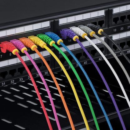 StarTech.com 6in White Slim CAT6 Ethernet Cable, Snagless, 100W PoE, UTP, LSZH, 28AWG Pure Bare Copper Wire, Slim RJ45 Network Patch Cord w/Strain Reliefs, Individually Tested