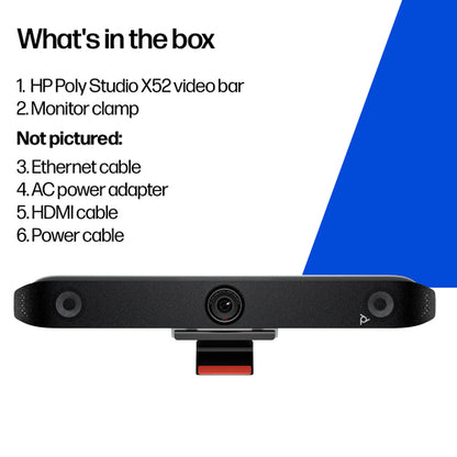 HP Poly Studio X52 All-In-One Video Bar