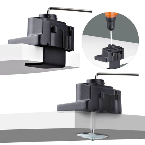 StarTech.com Desk Mount Monitor Arm, Up to 40-inch Screen/17.6lb (8kg), Mechanical Spring-Assisted Arm, C-Clamp/Grommet, Top-Down Installation, Toolless Adjustment