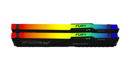 Kingston Technology FURY Beast 32GB 5200MT/s DDR5 CL40 DIMM (Kit of 2) RGB