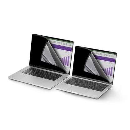 StarTech.com 15.6-inch 16:10 Flip-Up Privacy Screen with Touch, Anti-Glare Blue Light Filter, Laptop Monitor Screen Protector, +/- 30 Deg. View Angle