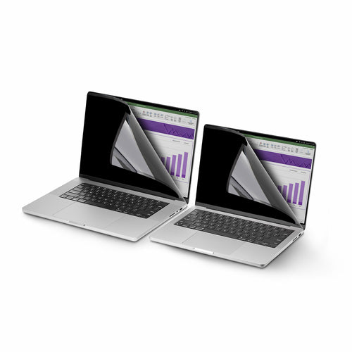 StarTech.com 17-inch 16:10 Flip-Up Privacy Screen with Touch, Anti-Glare Blue Light Filter, Laptop Monitor Screen Protector, +/- 30 Deg. View Angle