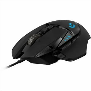 Logitech G502 HERO High Performance Wired Gaming Mouse  HERO 25K Sensor  25 600 DPI  RGB  Adjustable Weights  Black
