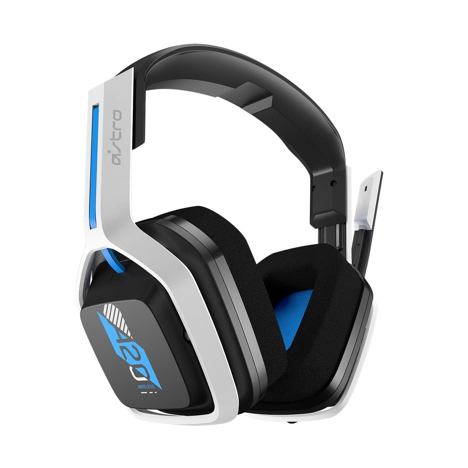 ASTRO Gaming A20 Wireless Headset Gen 2 for PlayStation 5  PlayStation 4  PC & Mac - White/Blue