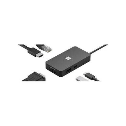 Microsoft USB-C Travel Hub - docking station - USB-C - VGA  HDMI - GigEhernet