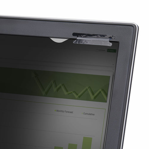 StarTech.com 15.6-inch 16:9 Flip-Up Privacy Screen with Touch, Anti-Glare Blue Light Filter, Laptop Monitor Screen Protector, +/- 30 Deg. View Angle