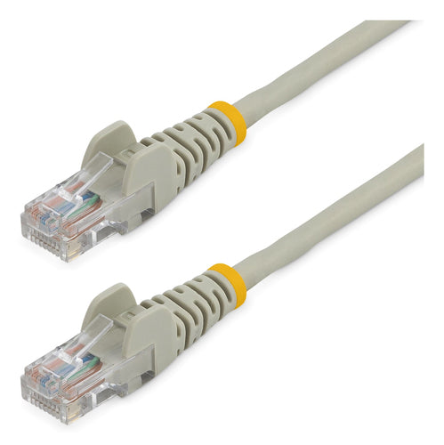 StarTech.com Cat5e patch cable with snagless RJ45 connectors – 3 ft, gray