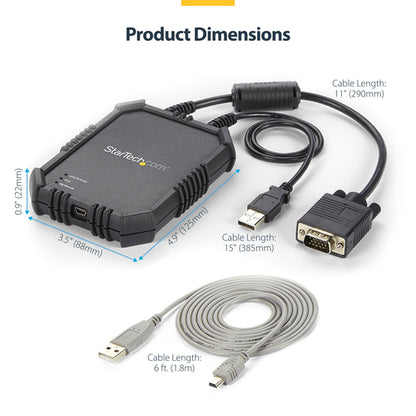 StarTech.com Laptop-to-Server KVM Console with Rugged Housing - TAA