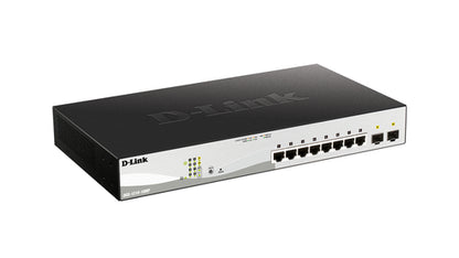 D-Link 10-Port Gigabit PoE+ Smart Managed Switch including 2 SFP Ports