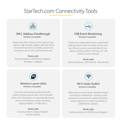StarTech.com USB C Multiport Adapter 4K 60Hz HDMI Video, 3 Pt 5Gbps USB-A Hub, 100W USB Power Delivery Pass-Through/GbE/SD/MicroSD, 12"/30cm Cable, Travel Laptop Docking Station
