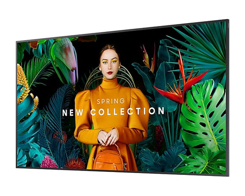 Samsung LH65QBCEBGC Digital signage flat panel 165.1 cm (65") LCD Wi-Fi 350 cd/m² 4K Ultra HD Black Tizen 7.0