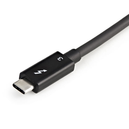 StarTech.com Thunderbolt to Dual DisplayPort Adapter DP 1.4, Dual 4K 60Hz or Single 8K/5K Thunderbolt to DP Converter, 2x DisplayPort Monitor Video Display Adapter - Mac & Windows