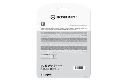Kingston Technology IronKey 128GB USB-C Vault Privacy 50C AES-256 Encrypted, FIPS 197