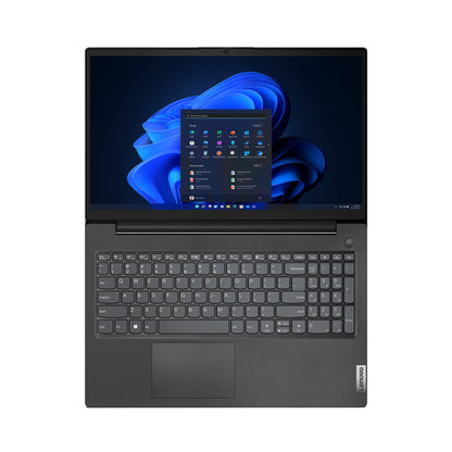 Lenovo V15 G4 AMN AMD Ryzen™ 5 7520U Laptop 39.6 cm (15.6") Full HD 8 GB LPDDR5-SDRAM 256 GB SSD Wi-Fi 6 (802.11ax) Windows 11 Pro French Black
