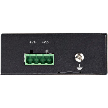 StarTech.com Industrial Gigabit PoE Splitter - 90W High Speed Power over Ethernet PoE+++ Splitter - 12-48V DC Splitter 802.3bt - LAN/RJ45 Ultra PoE to DC Adapter - -40C to +75C