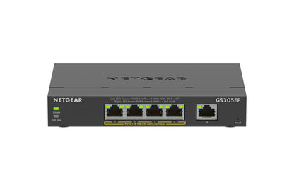 NETGEAR 5 Port PoE Gigabit Ethernet Plus Switch (GS305EP)