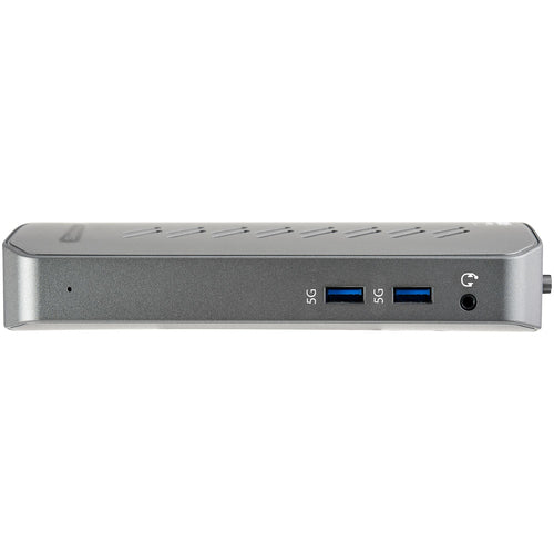 StarTech.com USB-C USB-A Dock - Hybrid Universal USB 3.0 Docking Station for USB-C or USB-A Laptop - Dual Monitor 4K 60Hz HDMI/DisplayPort - 6x USB-A, GbE - USB 3.1/3.2 Gen 1 - Windows/Mac