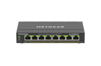 NETGEAR 8 Port PoE Gigabit Ethernet Plus Switch (GS308EPP)