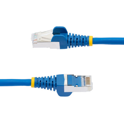 StarTech.com 4ft CAT6a Ethernet Cable - Blue - Low Smoke Zero Halogen (LSZH) - 10GbE 500MHz 100W PoE++ Snagless RJ-45 w/Strain Reliefs S/FTP Network Patch Cord
