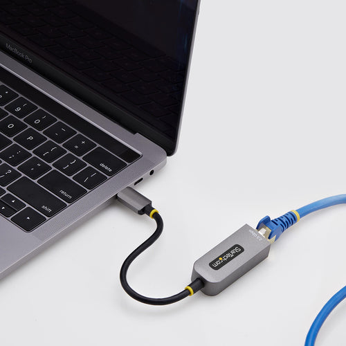 StarTech.com 2.5GbE USB-C to Ethernet Adapter, NBASE-T NIC, USB 3.0 Type-C 2.5/1G Multi Speed Network, Thunderbolt Compatible, Windows & Mac