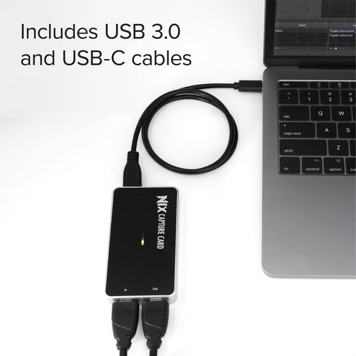Plugable Technologies HDMI Video Capture Card, USB 3.0 or USB C, Record, Stream and Go Live with DSLR, 1080P 60FPS with HDMI Pass Through - Compatible with Windows, Mac OS, Linux, OBS Streaming