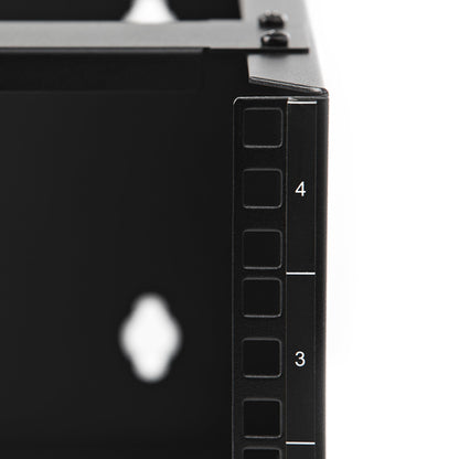 StarTech.com 4U Wall Mount Network Rack - 14 Inch Deep (Low Profile) - 19" Patch Panel Bracket for Shallow Server and IT Equipment, Network Switches - 44lbs/20kg Weight Capacity, Black