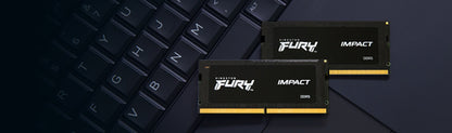 Kingston Technology FURY 16GB 6000MT/s DDR5 CL38 SODIMM Impact XMP