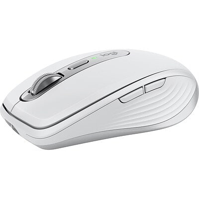 Logitech - MX Anywhere 3S Wireless Bluetooth Optical Fast Scrolling Mouse with Programmable Buttons - Wireless - Pale Gray
