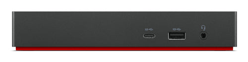Lenovo 40AY0135US laptop dock/port replicator Wired USB 3.2 Gen 2 (3.1 Gen 2) Type-C Black