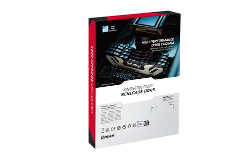 Kingston Technology FURY 48GB 8800MT/s DDR5 CL42 CUDIMM (Kit of 2) Renegade Silver