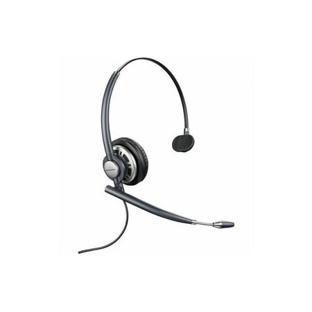 Poly EncorePro HW710 Headset - Mono - USB - Wired - Over-the-head - Monaural - Ear-cup - Noise Cancelling  Omni-directional Microphone - Noise Canceling - Black