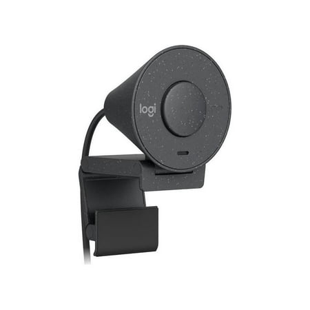 Logitech Brio 305 Full HD 1080P Webcam with Privacy Shutter  Mono Noise Reduction Mics  USB-C  Auto Light Correction  Works with Zoom  Microsoft Teams  Google Meet