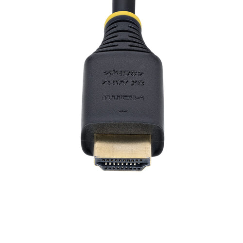 StarTech.com 50cm (1.6ft) Certified Ultra High Speed HDMI Cable, 8K 60Hz/4K 120Hz, HDMI 2.1 Cable with HDR10+ / eARC, 48Gbps, 8K HDMI Cord for Monitor/TV/Display, Flexible TPE Jacket