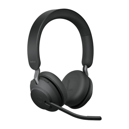 Jabra Evolve2 65 UC Stereo Std Headset Wireless Head-band Office/Call center USB Type-C Bluetooth Charging stand Black