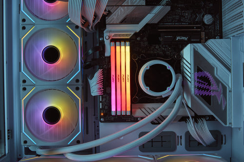 Kingston Technology FURY 48GB 8000MT/s DDR5 CL38 DIMM (Kit of 2) Renegade RGB White