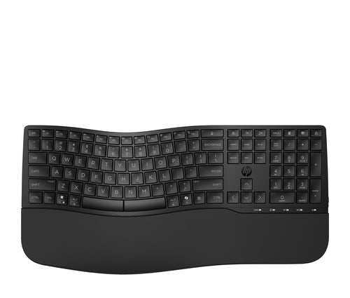 HP SBUY 685 CFT DUAL-MODE KBD keyboard Office RF Wireless + Bluetooth Black