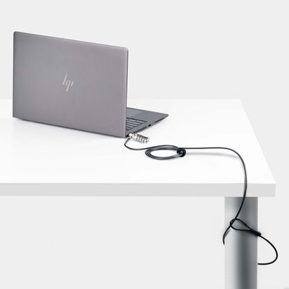 StarTech.com Slim Lock Nano Slot Compatible, 6.6ft (2m) Locking Cable, Desk Anti-Theft Security For Laptop/Notebook Computer, Cut-Resistant Steel Cable, 4-Digit Lock