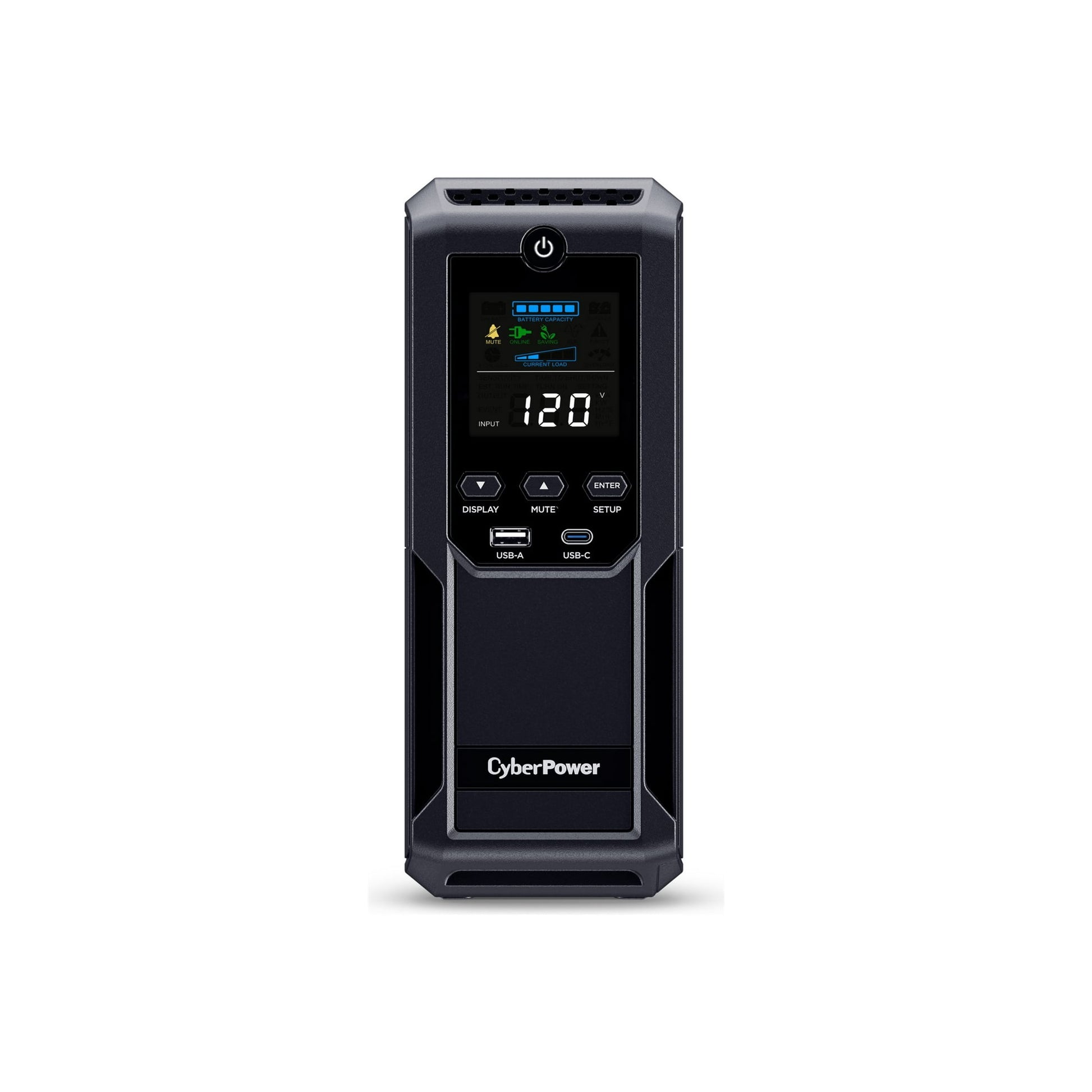 CyberPower Intelligent LCD UPS Series CP1500AVRLCD3 900-Watt 12-Outlet Battery Backup with Automatic Voltage Regulation  6-Ft. Cord  CP1500AVRLCD3