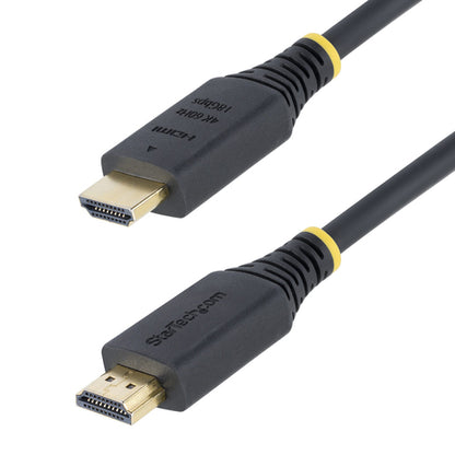 StarTech.com 3ft (0.9m) Premium Certified High Speed HDMI Cable, 4K 60Hz/1440p 144Hz, HDR10/HDCP 2.2/ARC, 18Gbps, UHD HDMI 2.0 Cord for TV/Monitor/Display, TPE Jacket