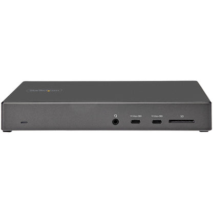 StarTech.com USB C Dock - Triple 4K Monitor USB Type-C Docking Station - 100W Power Delivery - DP 1.4 Alt Mode & DSC, 2x DisplayPort 1.4/HDMI 2.0 - 6xUSB (2x 10Gbps), SD - Windows/Chrome