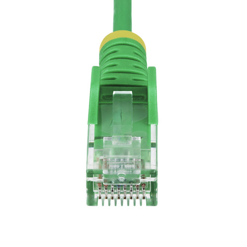 StarTech.com 1ft Green Slim CAT6 Ethernet Cable, Snagless, 100W PoE, UTP, LSZH, 28AWG Pure Bare Copper Wire, Slim RJ45 Network Patch Cord w/Strain Reliefs, Individually Tested