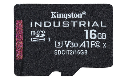 Kingston Technology 16GB microSDHC Industrial C10 A1 pSLC Card + SD Adapter