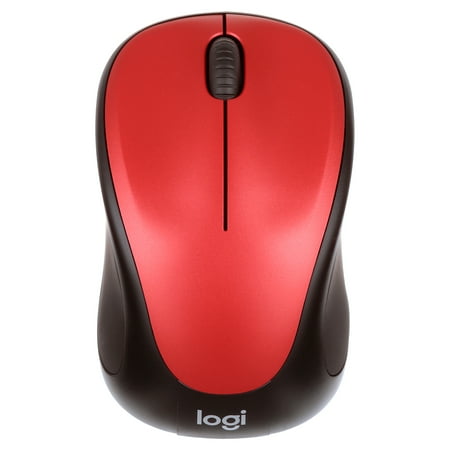Logitech M317 Wireless Mouse  2.4 GHz with USB Unifying Receiver  1000 DPI Optical Tracking  12 Month Battery  Red
